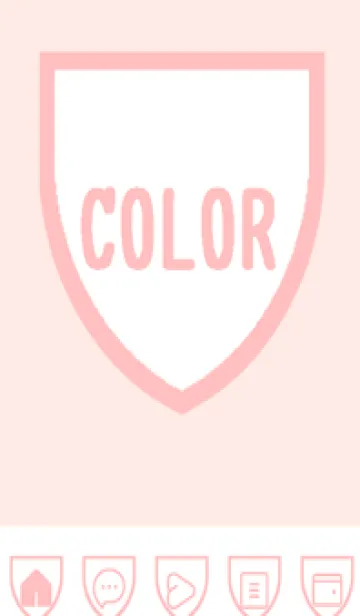 [LINE着せ替え] pink color X52の画像1