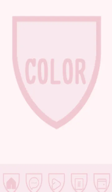 [LINE着せ替え] pink color X55の画像1