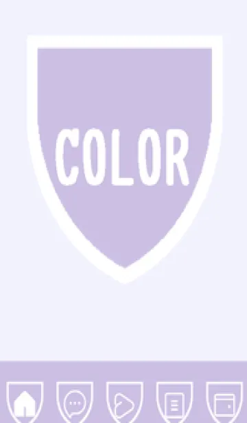 [LINE着せ替え] purple color X54の画像1