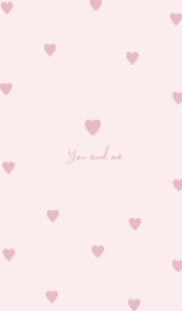 [LINE着せ替え] pattern_heart naturalpinkの画像1