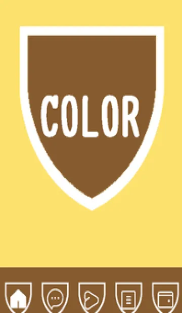 [LINE着せ替え] yellow color X51の画像1