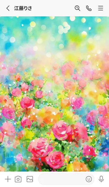 [LINE着せ替え] 薔薇(バラ)の花の着せかえ(R3328)の画像2