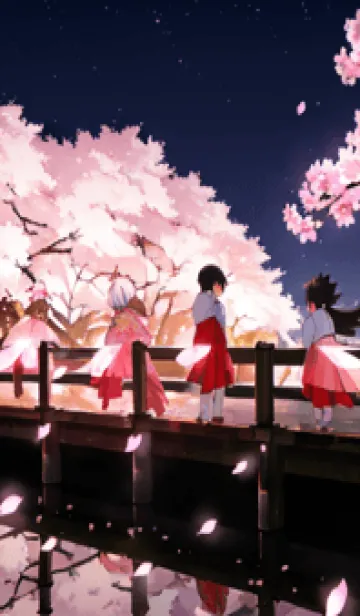 [LINE着せ替え] 桜花爛漫 #DPHK019。の画像1