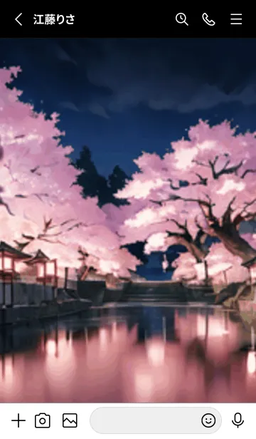 [LINE着せ替え] 桜花爛漫 #DPHK018。の画像2