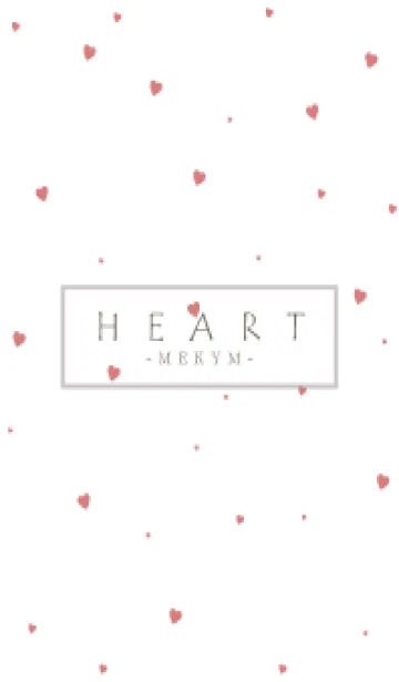 [LINE着せ替え] HEART-RED SIMPLE 2の画像1
