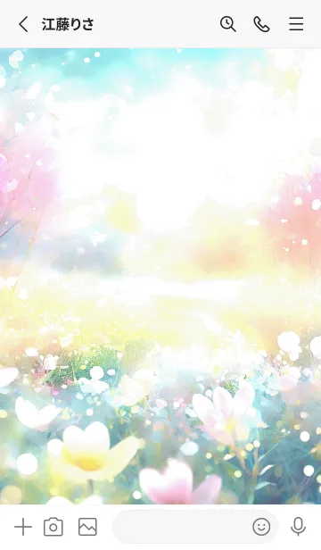 [LINE着せ替え] 優美な春の風景の着せかえ(Spring-49)の画像2