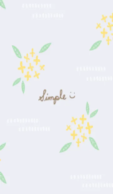 [LINE着せ替え] かわいい 金木犀4の画像1