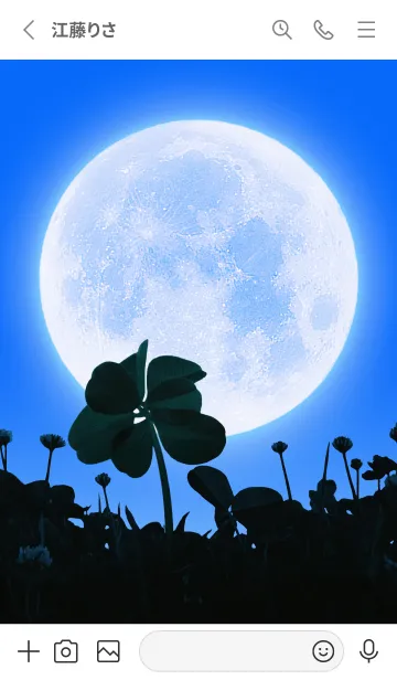 [LINE着せ替え] 7-Leaf Clover & Full Moon #7-12の画像2