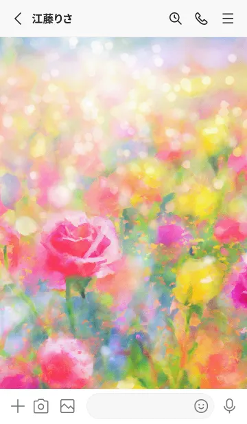 [LINE着せ替え] 薔薇(バラ)の花の着せかえ(R3331)の画像2