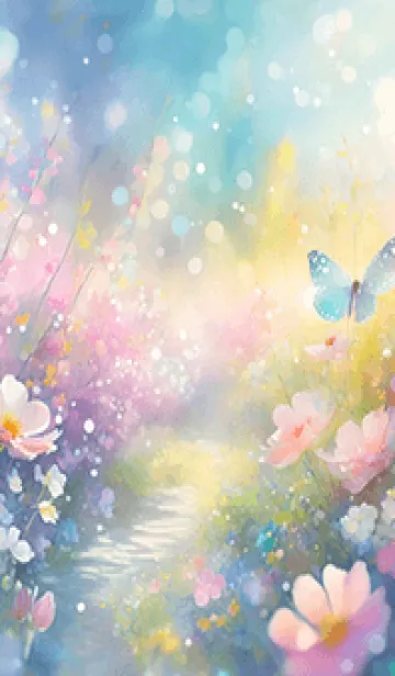 [LINE着せ替え] 優美な春の風景の着せかえ(Spring-51)の画像1