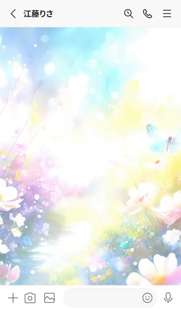 [LINE着せ替え] 優美な春の風景の着せかえ(Spring-51)の画像2