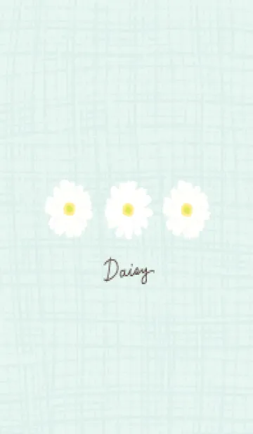 [LINE着せ替え] シンプル マーガレット26の画像1