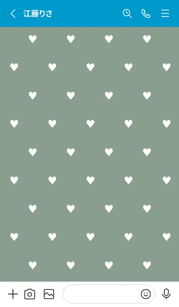 [LINE着せ替え] ミニ ハート /25の画像2