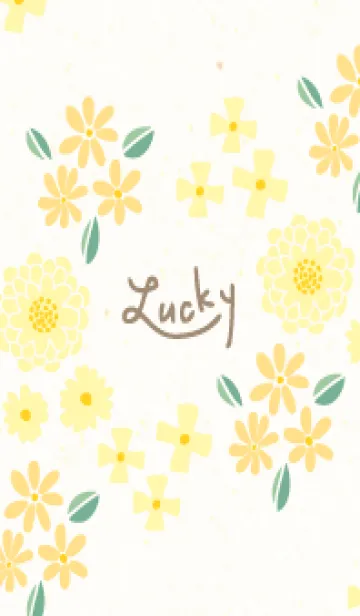 [LINE着せ替え] かわいいカラフルな花たち28の画像1