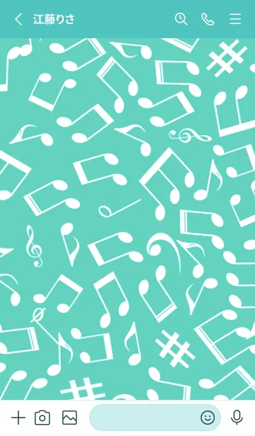 [LINE着せ替え] ミュージック スクワーズ 124の画像2