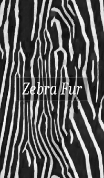 [LINE着せ替え] Zebra Fur.の画像1