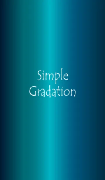 Simple Gradation -GlossyBlueGreen 2-の着せ替えメイン画像