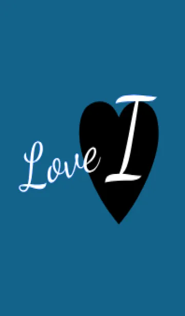 [LINE着せ替え] ラブ イニシャル ”I” 9の画像1