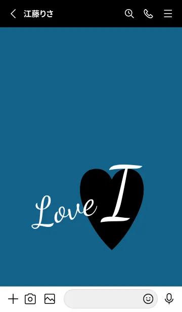 [LINE着せ替え] ラブ イニシャル ”I” 9の画像2