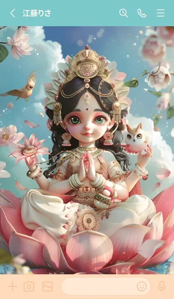 [LINE着せ替え] Lakshmi: rich, wealthy, lucky(JP)の画像2