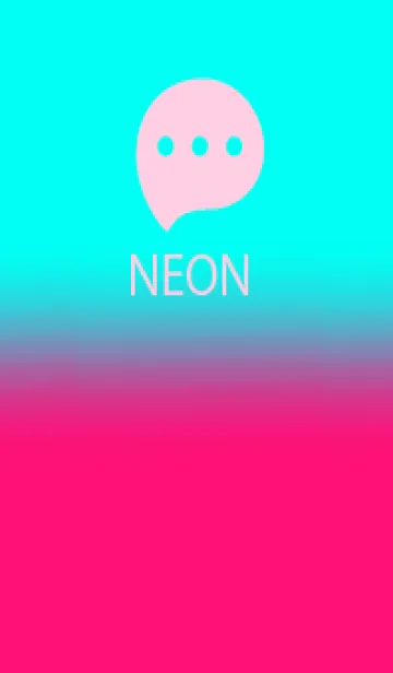 [LINE着せ替え] Neon Blue & Neon Pink V7 (JP)の画像1