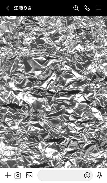 [LINE着せ替え] Aluminum foil 2の画像2