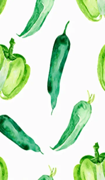 [LINE着せ替え] 【シンプル】お野菜の着せかえ#130の画像1