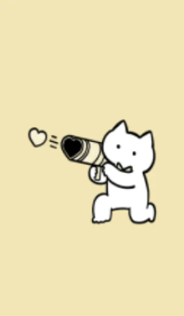 [LINE着せ替え] 推しねこ(black2-03)の画像1