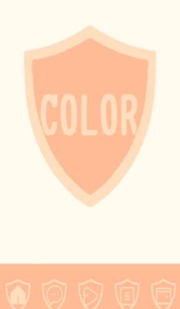 [LINE着せ替え] beige color Y54の画像1