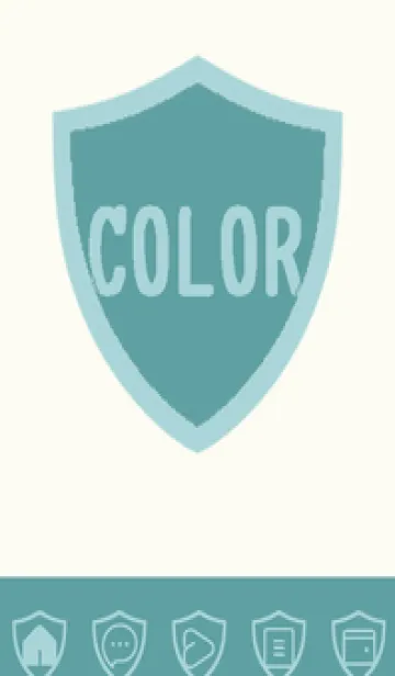 [LINE着せ替え] green color Y107の画像1