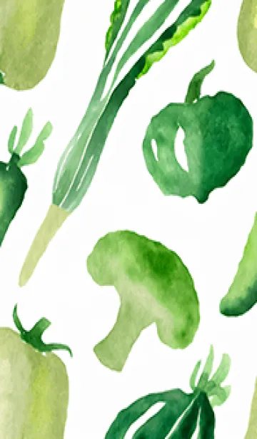 [LINE着せ替え] 【シンプル】お野菜の着せかえ#132の画像1