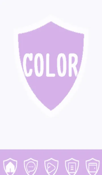 [LINE着せ替え] purple color Y52の画像1