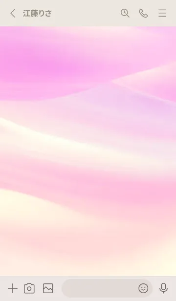 [LINE着せ替え] Beautiful Color-PINK PURPLE 2の画像2