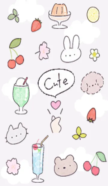 [LINE着せ替え] Greige cute icon 02_1の画像1