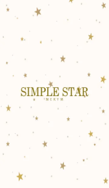 [LINE着せ替え] SIMPLE STAR-NATURAL YELLOW- 5の画像1