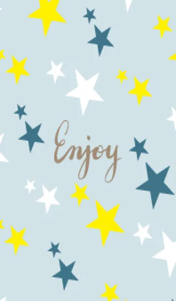 [LINE着せ替え] 3色の星5の画像1