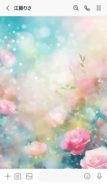 [LINE着せ替え] 薔薇(バラ)の花の着せかえ(R3353)の画像2