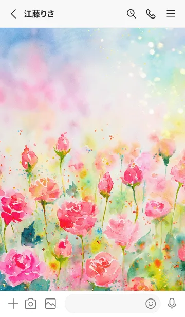 [LINE着せ替え] 薔薇(バラ)の花の着せかえ(R3354)の画像2