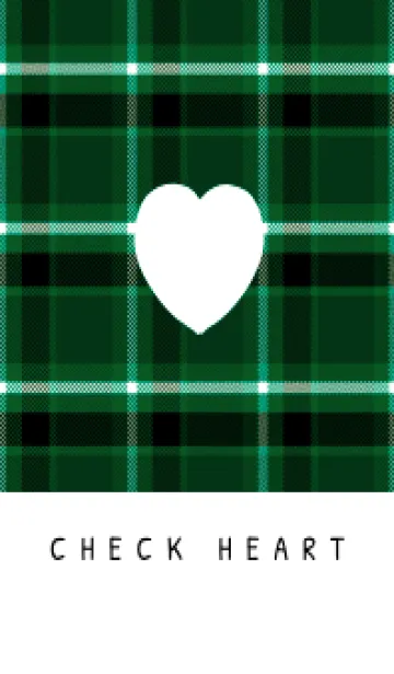 [LINE着せ替え] チェック ハート /6の画像1