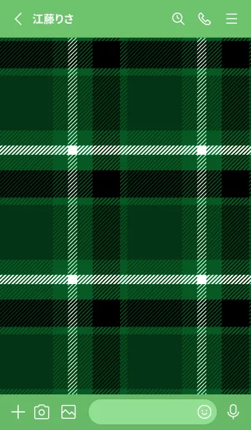 [LINE着せ替え] チェック ハート /6の画像2