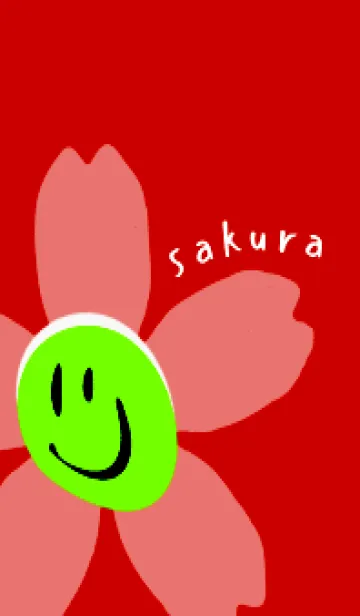 [LINE着せ替え] サクラ スマイリー 13の画像1