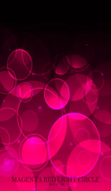 [LINE着せ替え] MAGENTA RED LIGHT CIRCLEの画像1