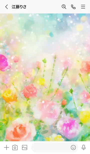 [LINE着せ替え] 薔薇(バラ)の花の着せかえ(R3356)の画像2