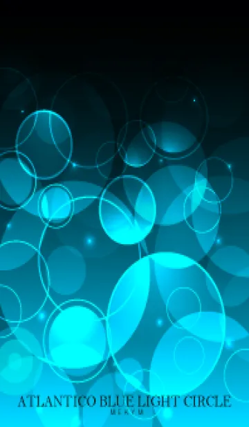 [LINE着せ替え] ATLANTICO BLUE LIGHT CIRCLEの画像1