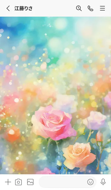 [LINE着せ替え] 薔薇(バラ)の花の着せかえ(R3358)の画像2