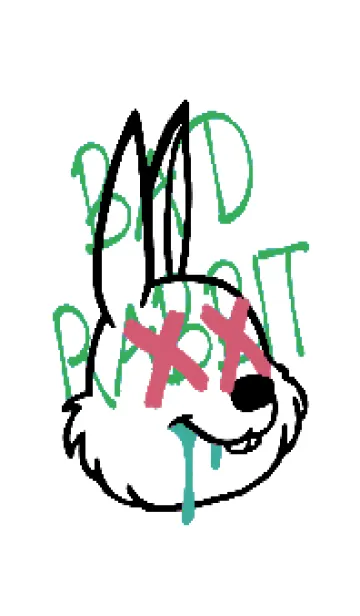 [LINE着せ替え] バッド ラビット 322の画像1