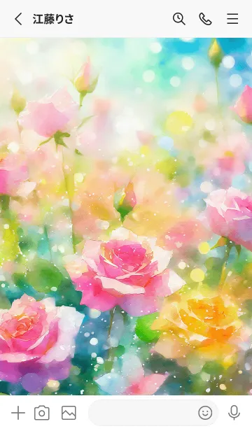 [LINE着せ替え] 薔薇(バラ)の花の着せかえ(R3359)の画像2