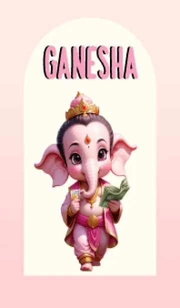 [LINE着せ替え] Pink Ganesha For  Rich Theme (JP)の画像1