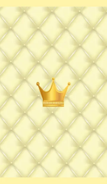 [LINE着せ替え] 王様の冠 薄い黄色の画像1