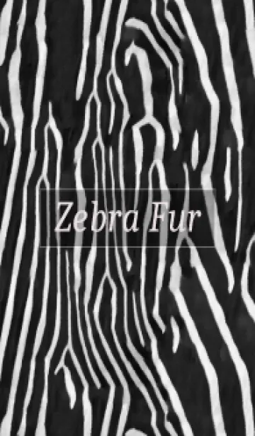 [LINE着せ替え] Zebra Fur 2の画像1